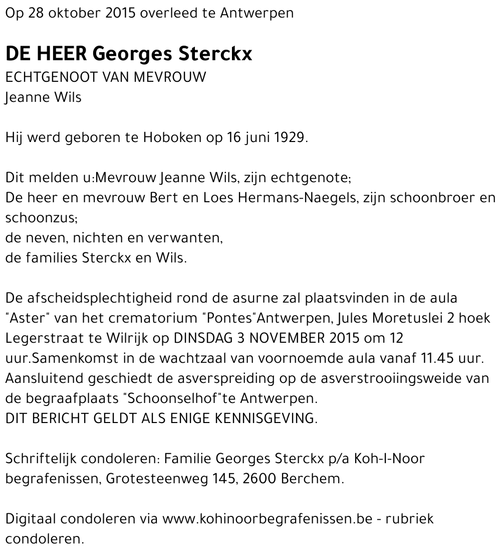 Georges Sterckx