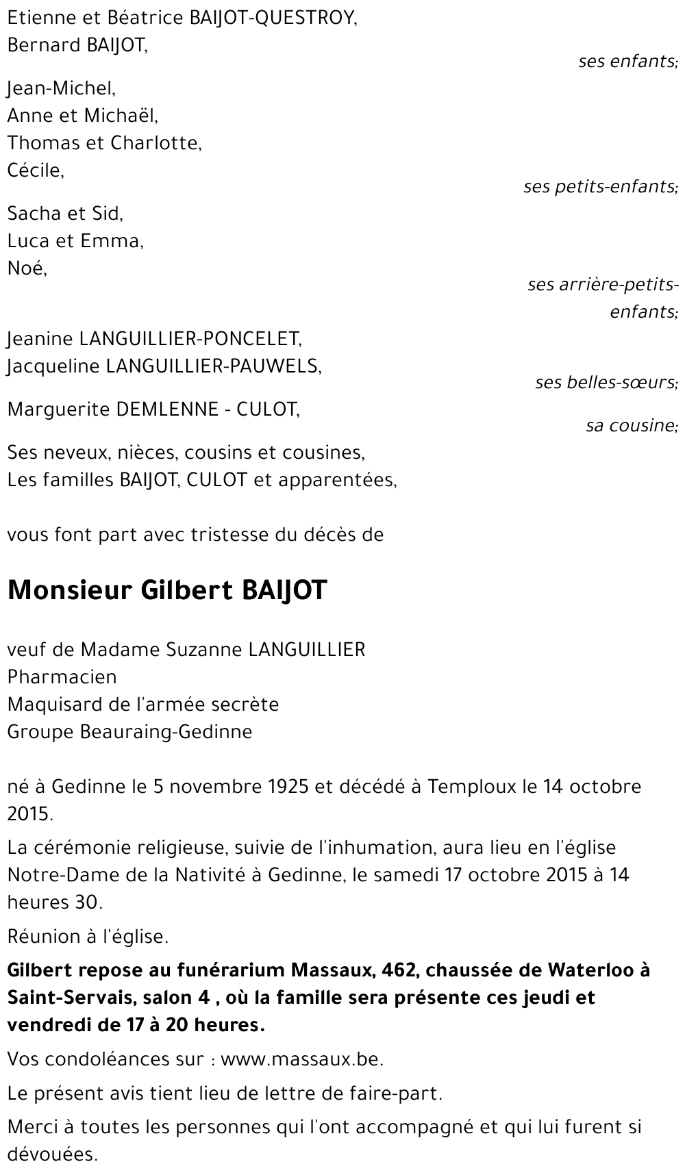 Gilbert BAIJOT