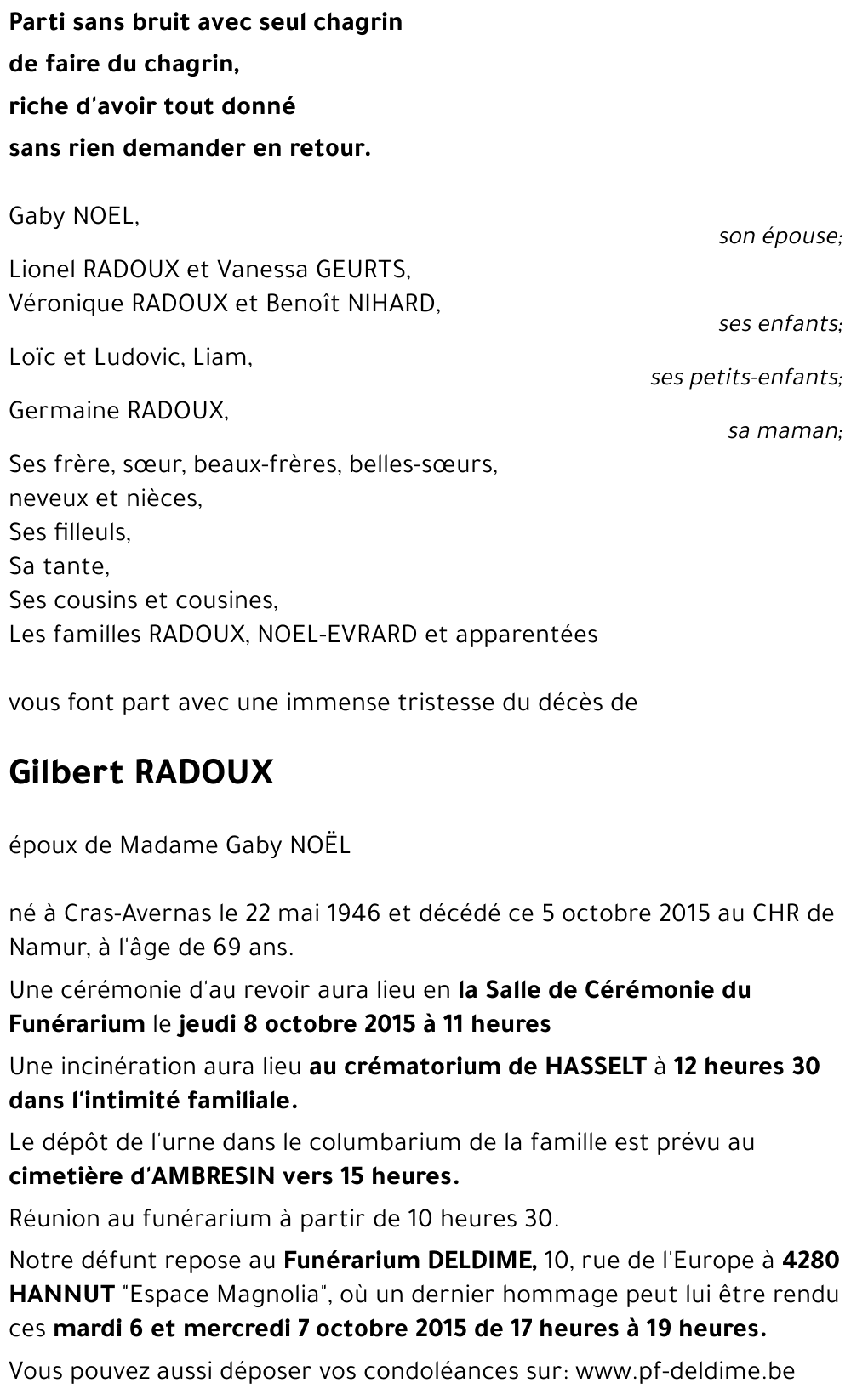 Gilbert RADOUX