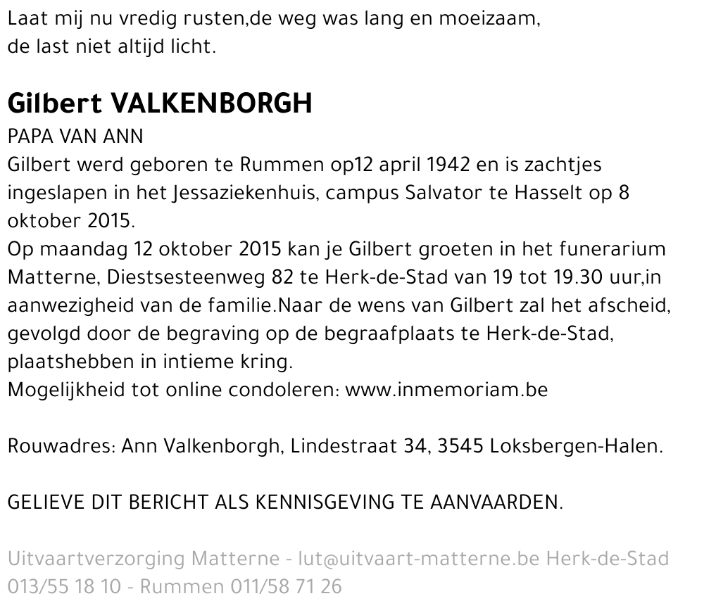 Gilbert Valkenborgh