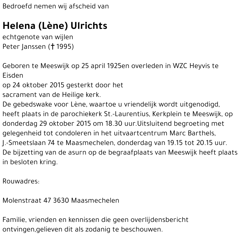 Helena Ulrichts