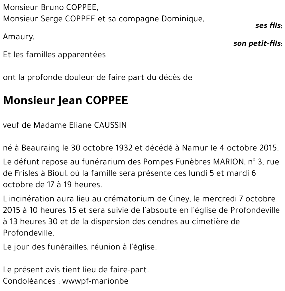 Jean COPPEE