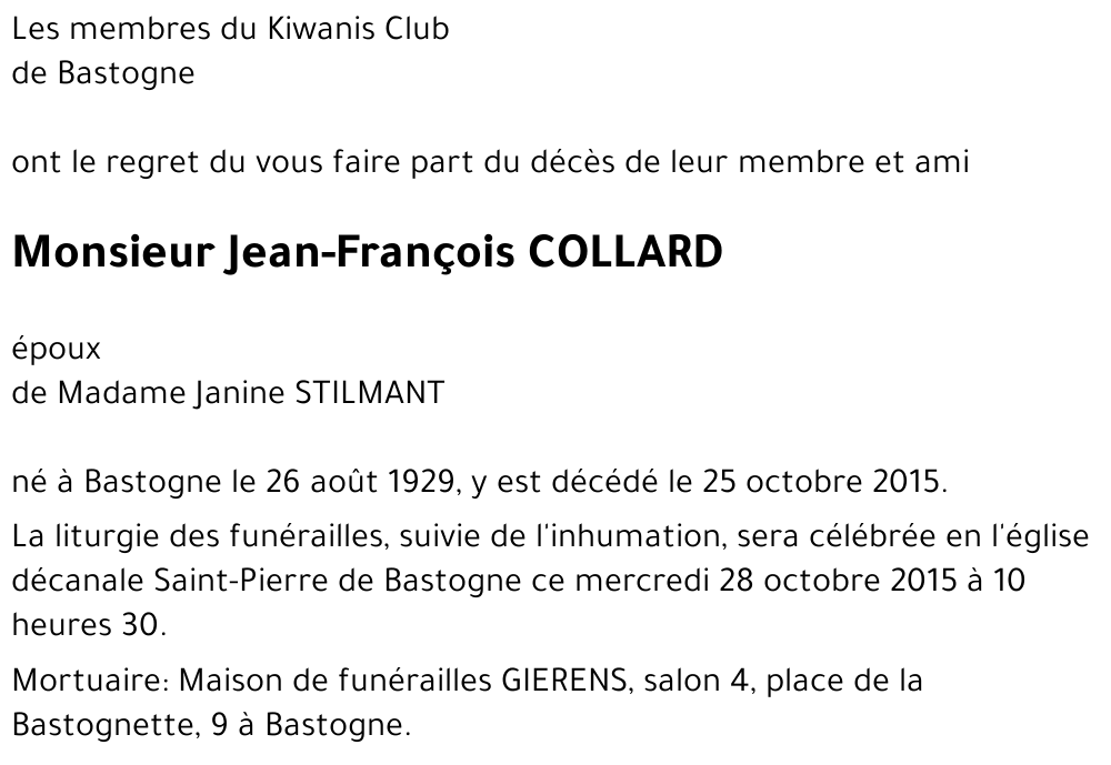 Jean-François COLLARD