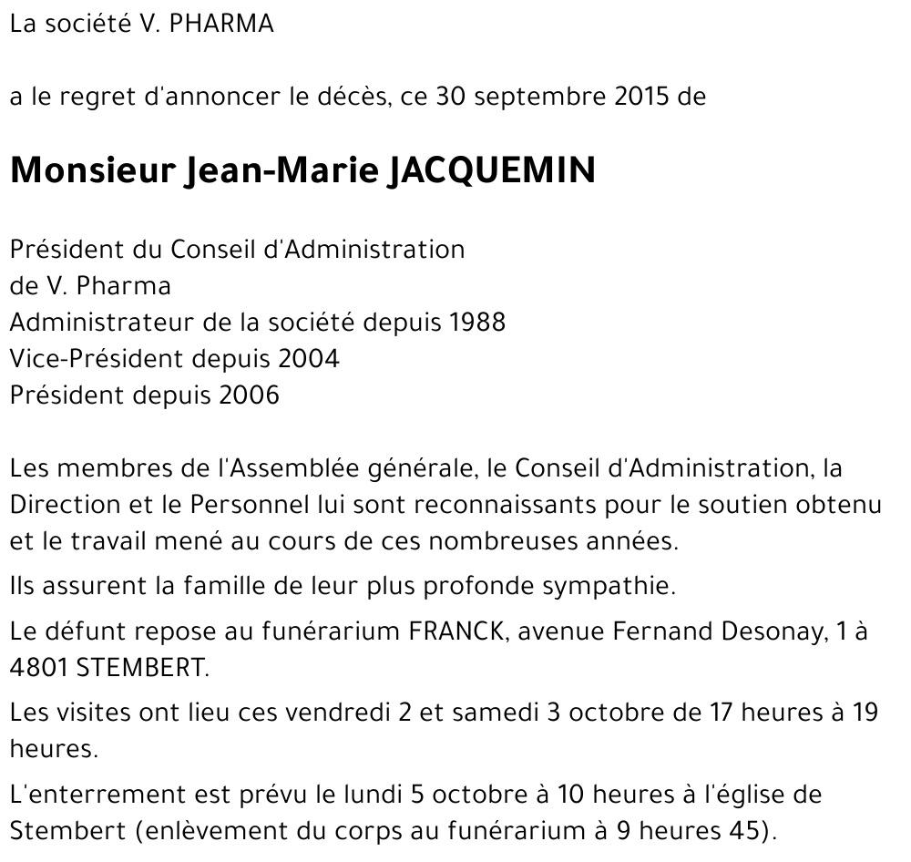 Jean-Marie JACQUEMIN