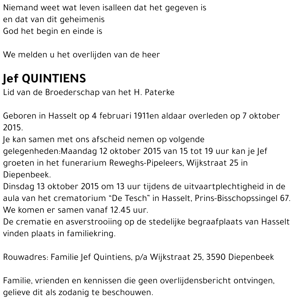 Jef Quintiens