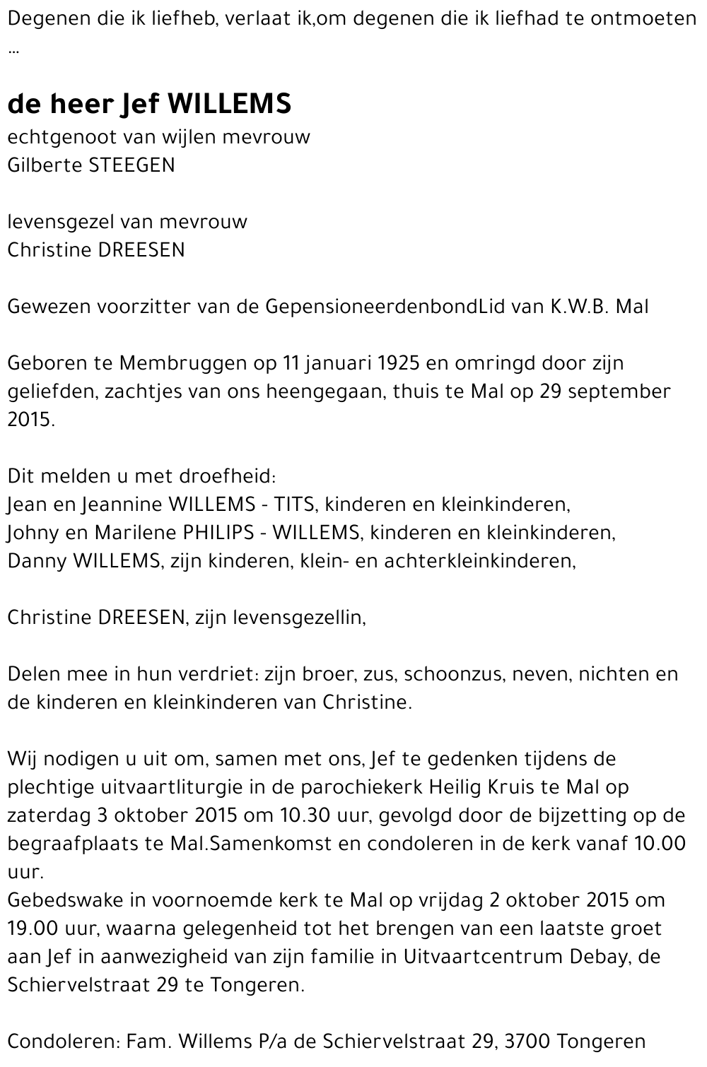Jef WILLEMS