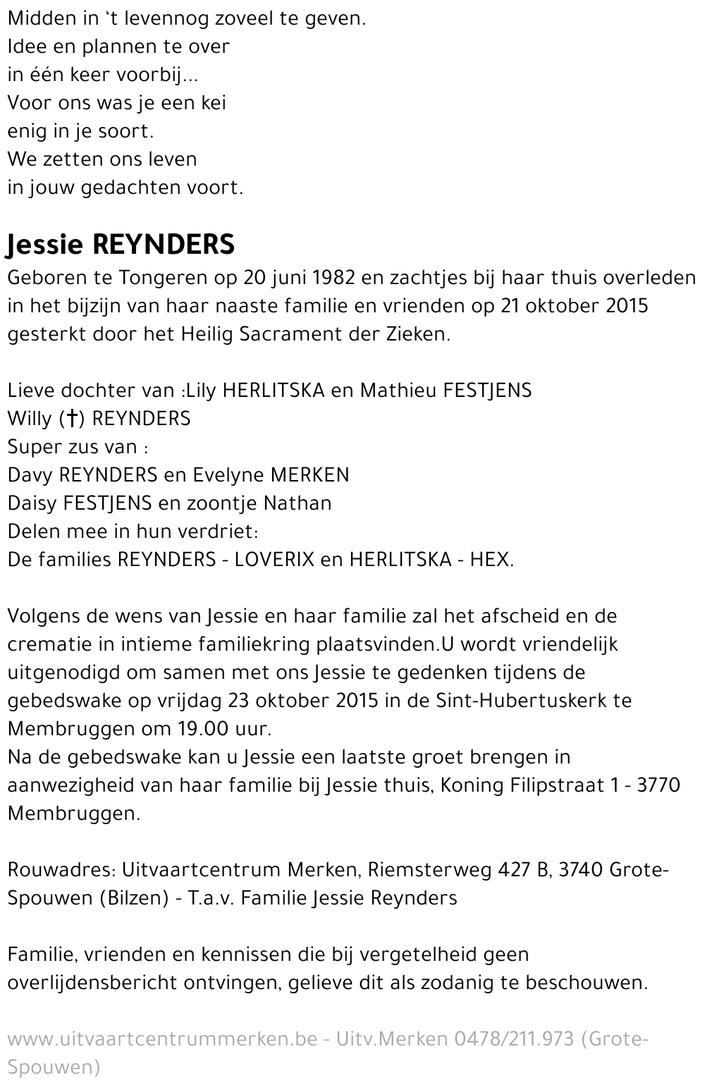 Jessie REYNDERS