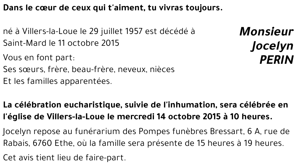 Jocelyn PERIN 