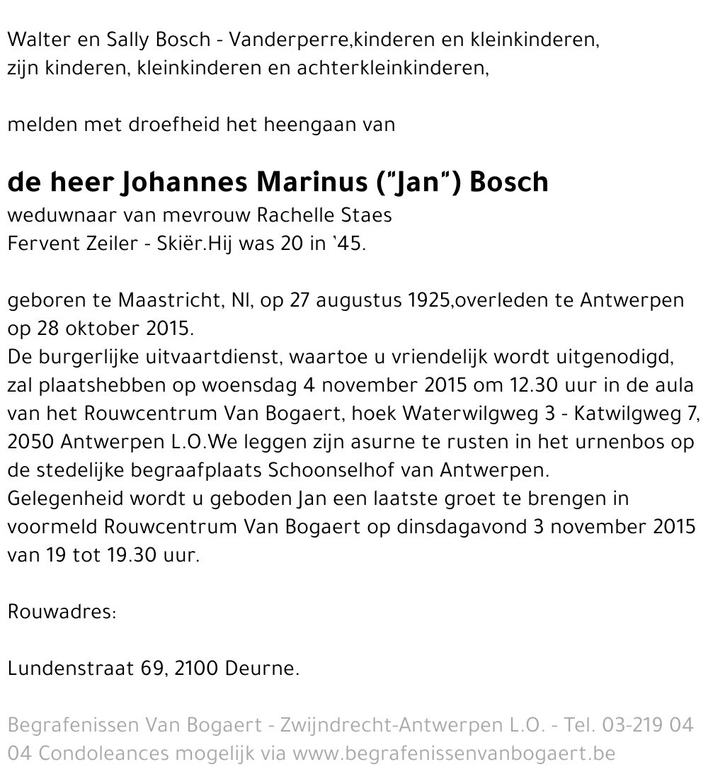 Johannes Marinus Bosch