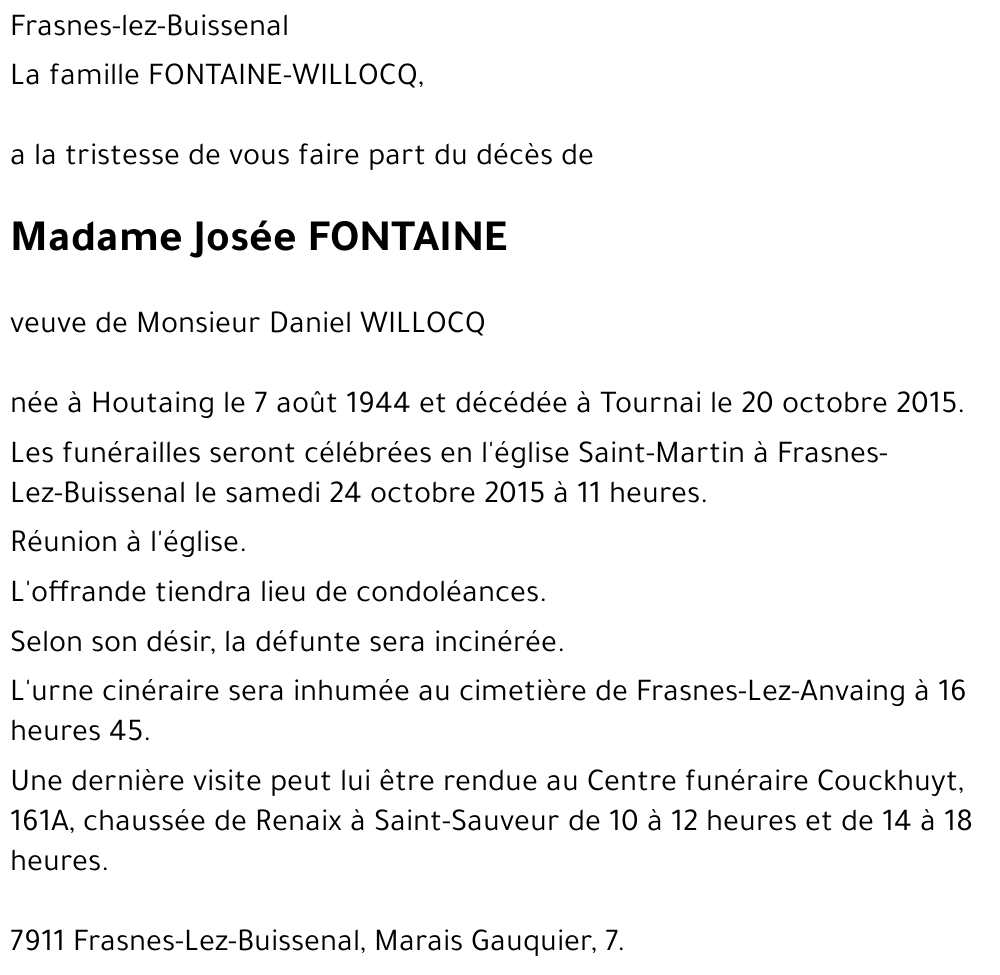 Josée FONTAINE