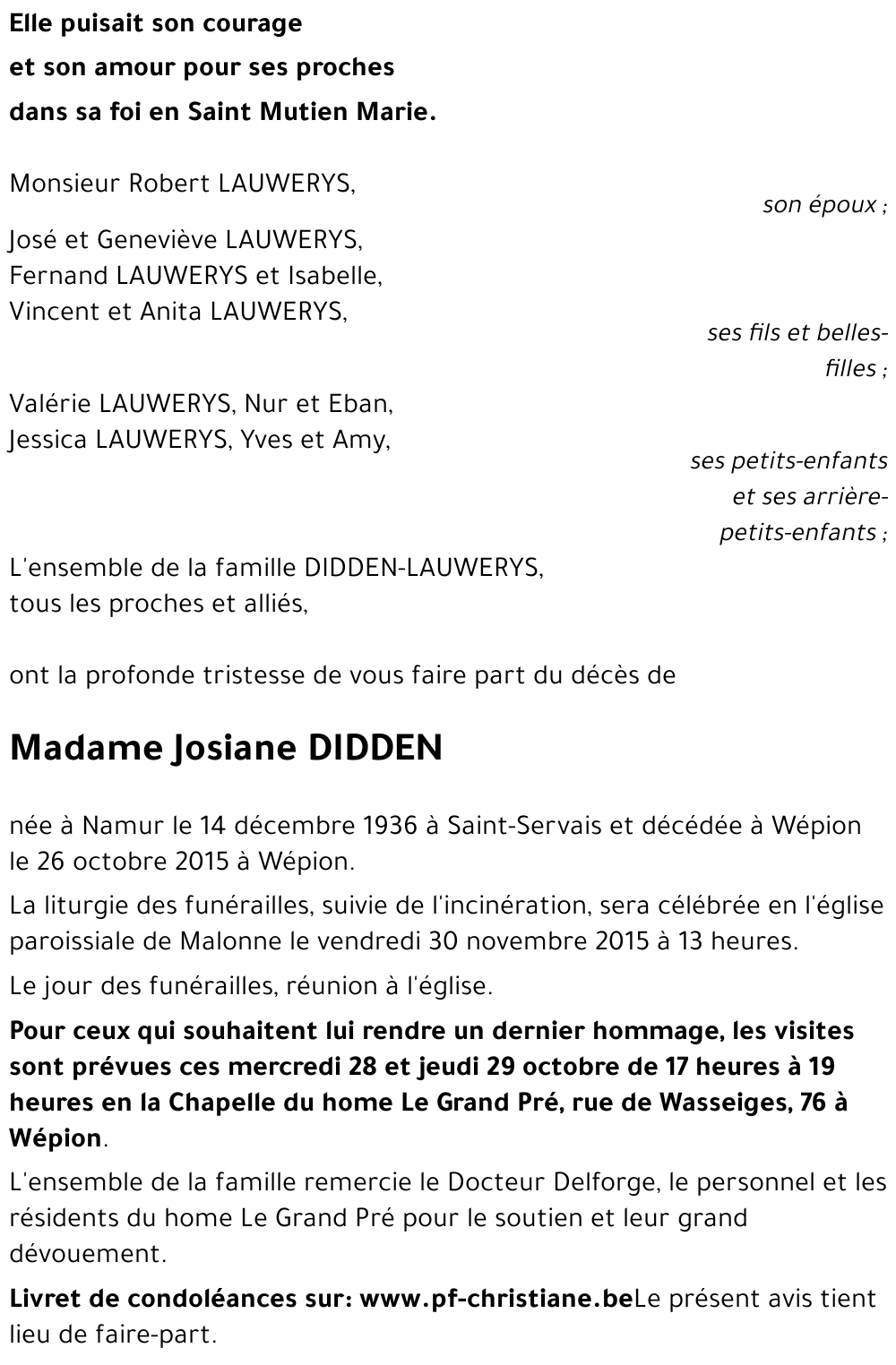 Josiane DIDDEN