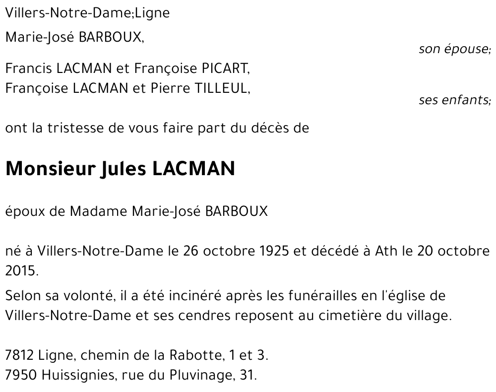 Jules LACMAN