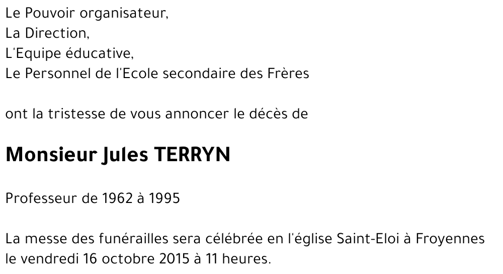 Jules TERRYN