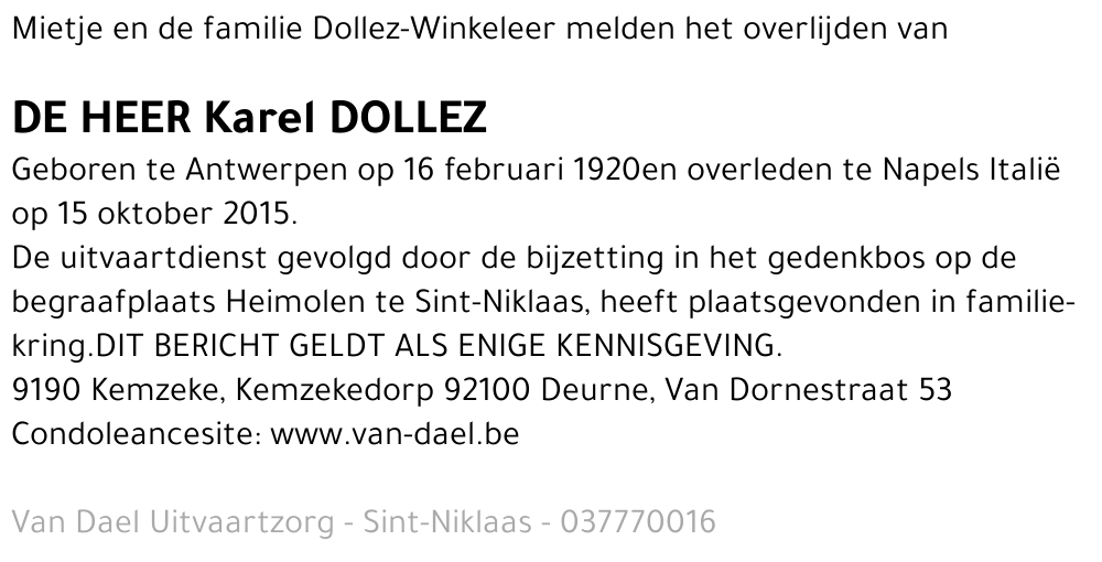 Karel Dollez