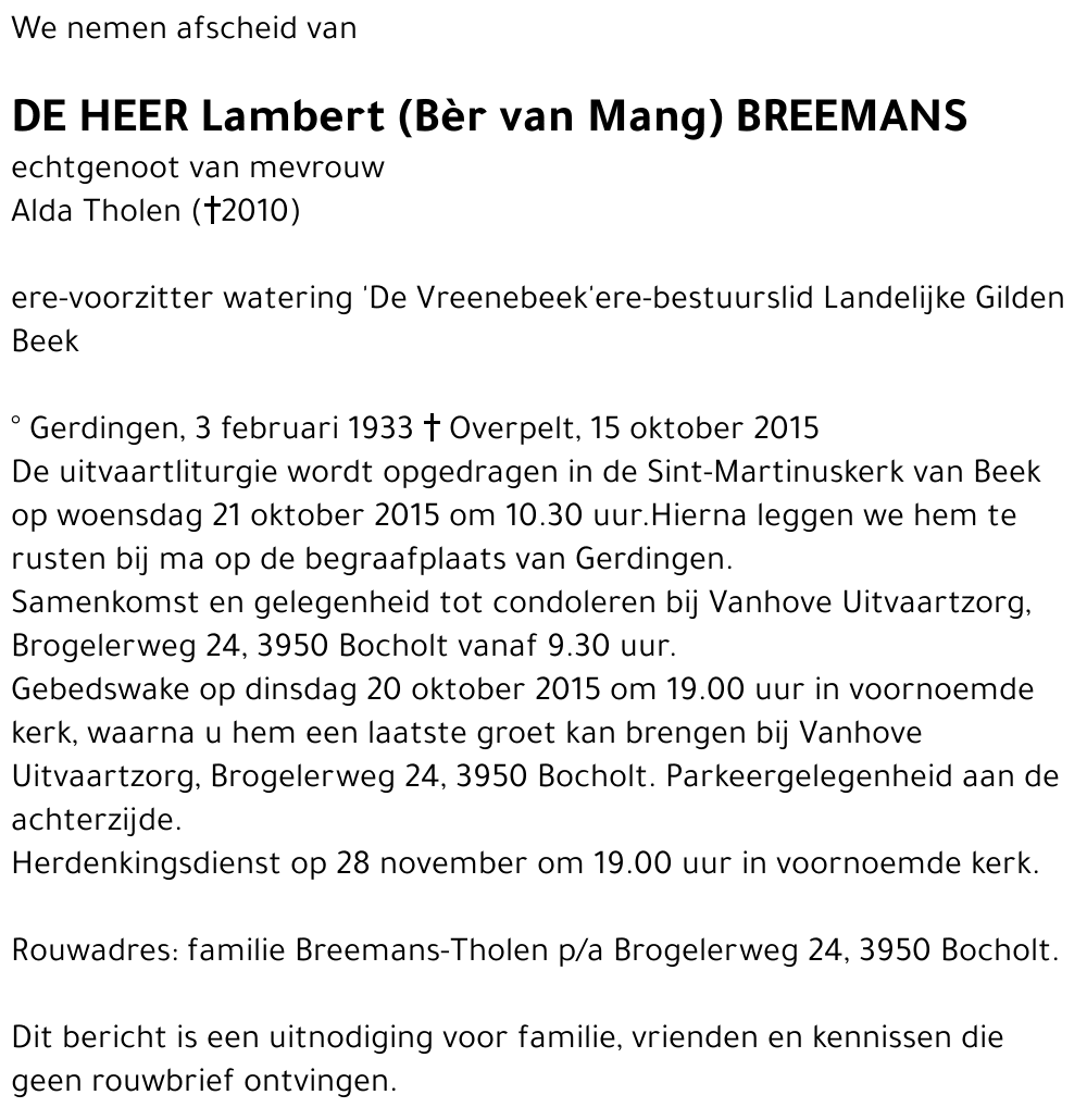 Lambert Breemans