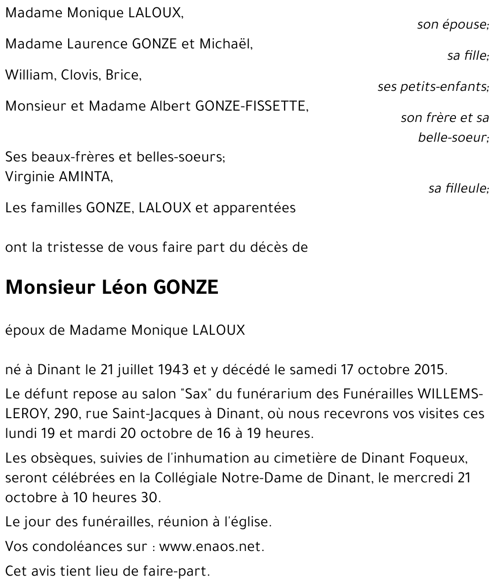 Léon GONZE