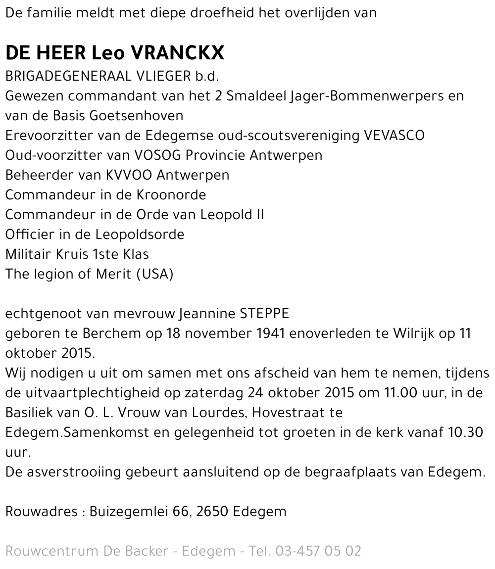 Leon Vranckx