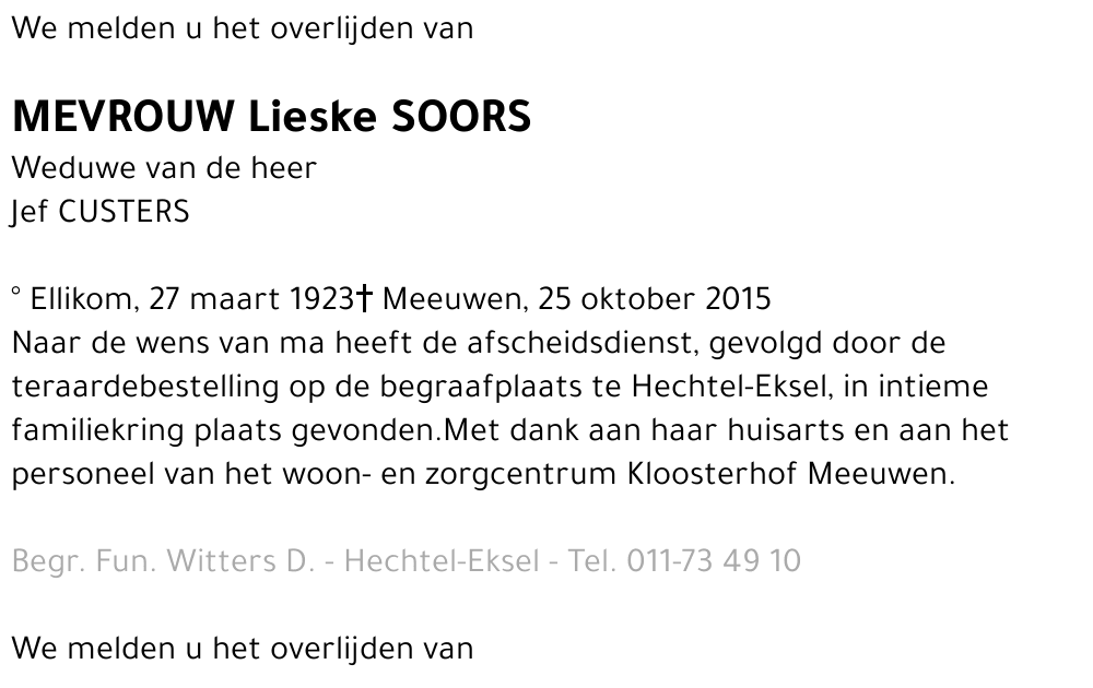 Lieske Soors