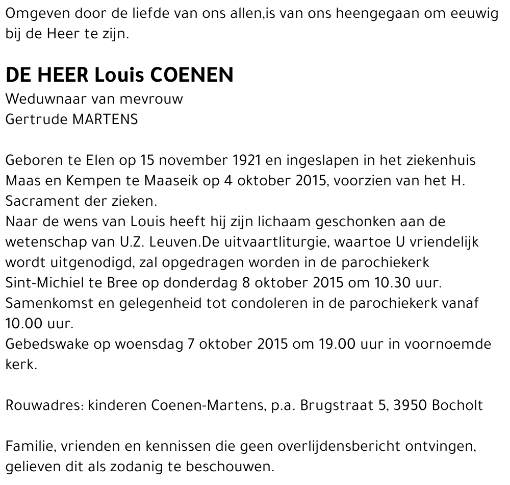 Louis COENEN