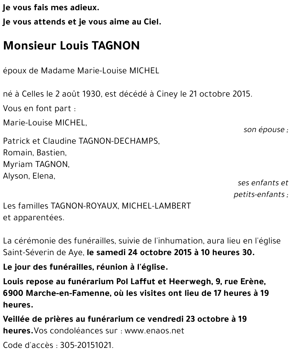 Louis TAGNON