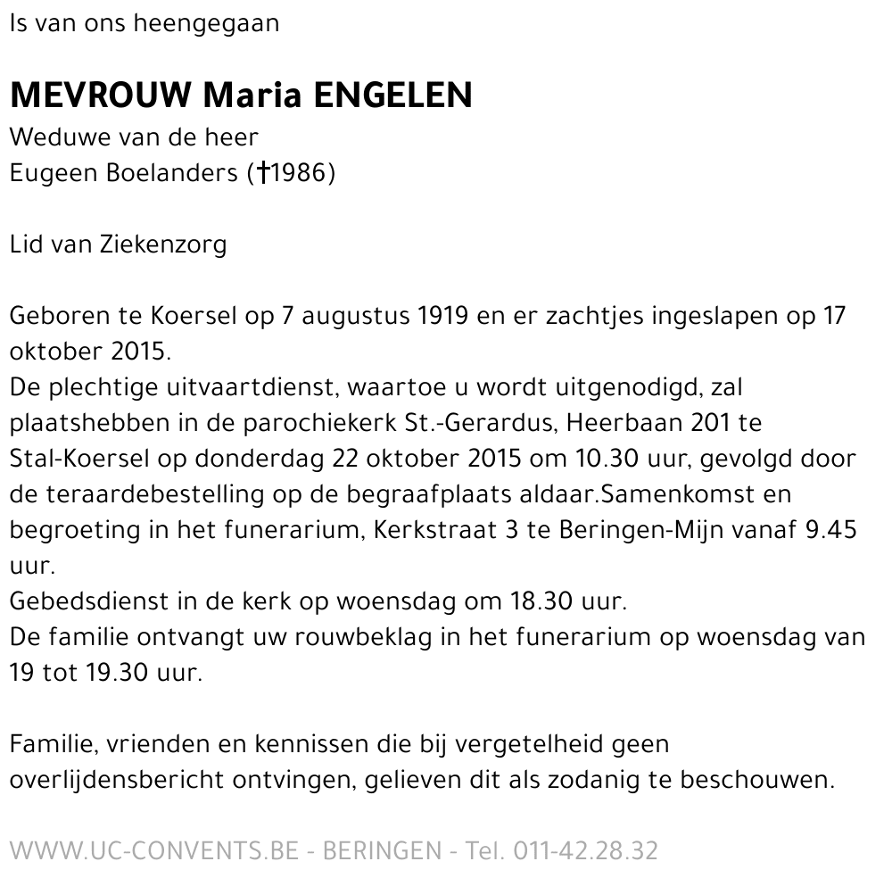 Maria Engelen