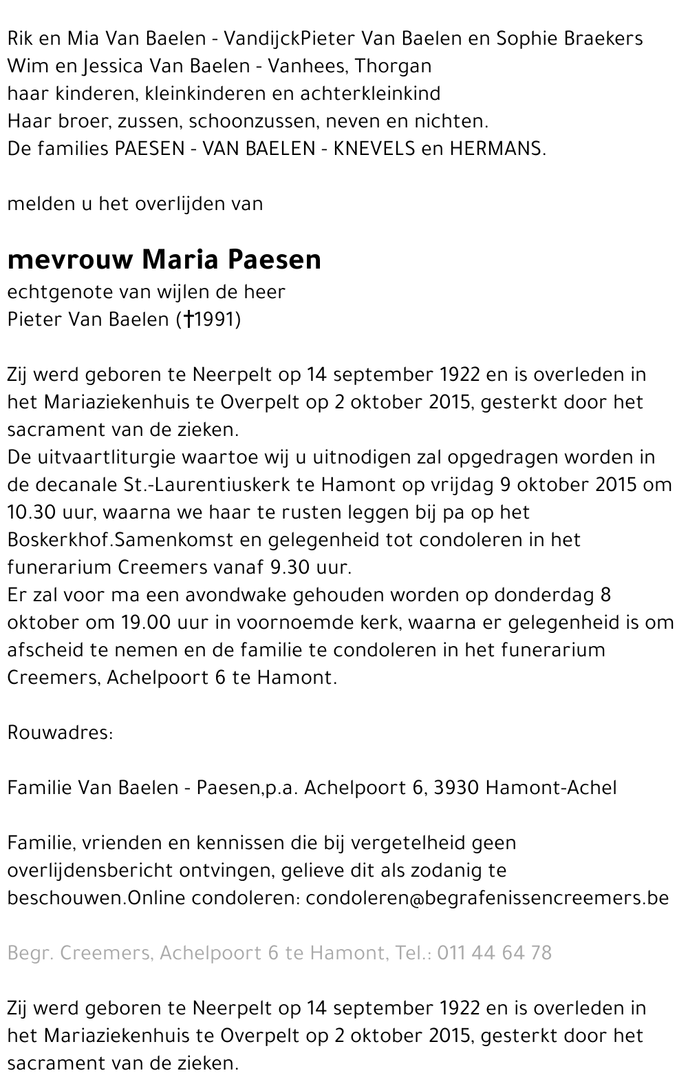 Maria Paesen