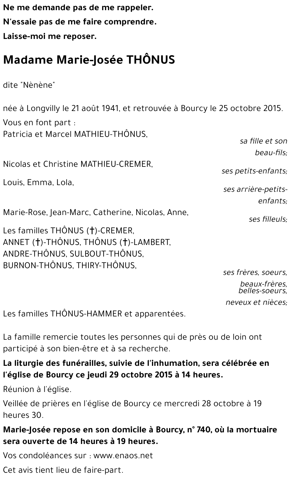 Marie-Josée THÔNUS