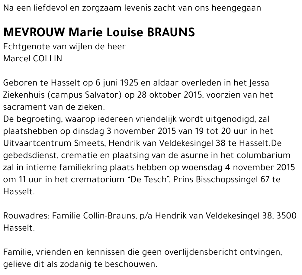 Marie Louise Brauns