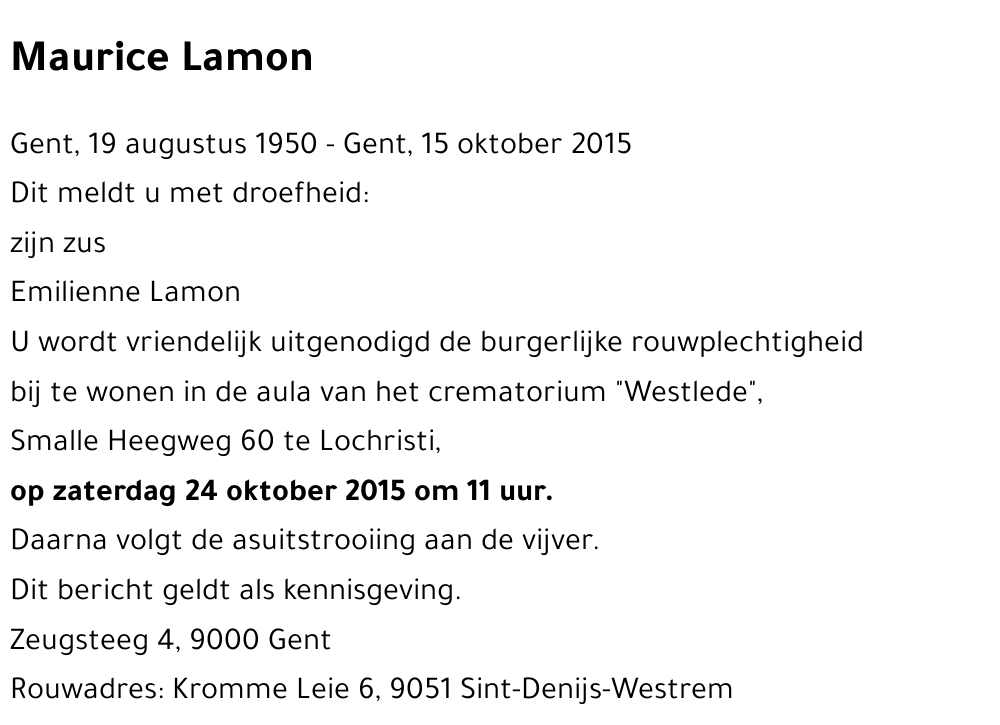 Maurice Lamon
