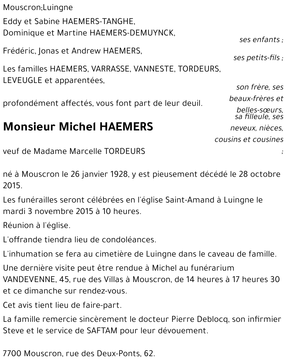 Michel HAEMERS