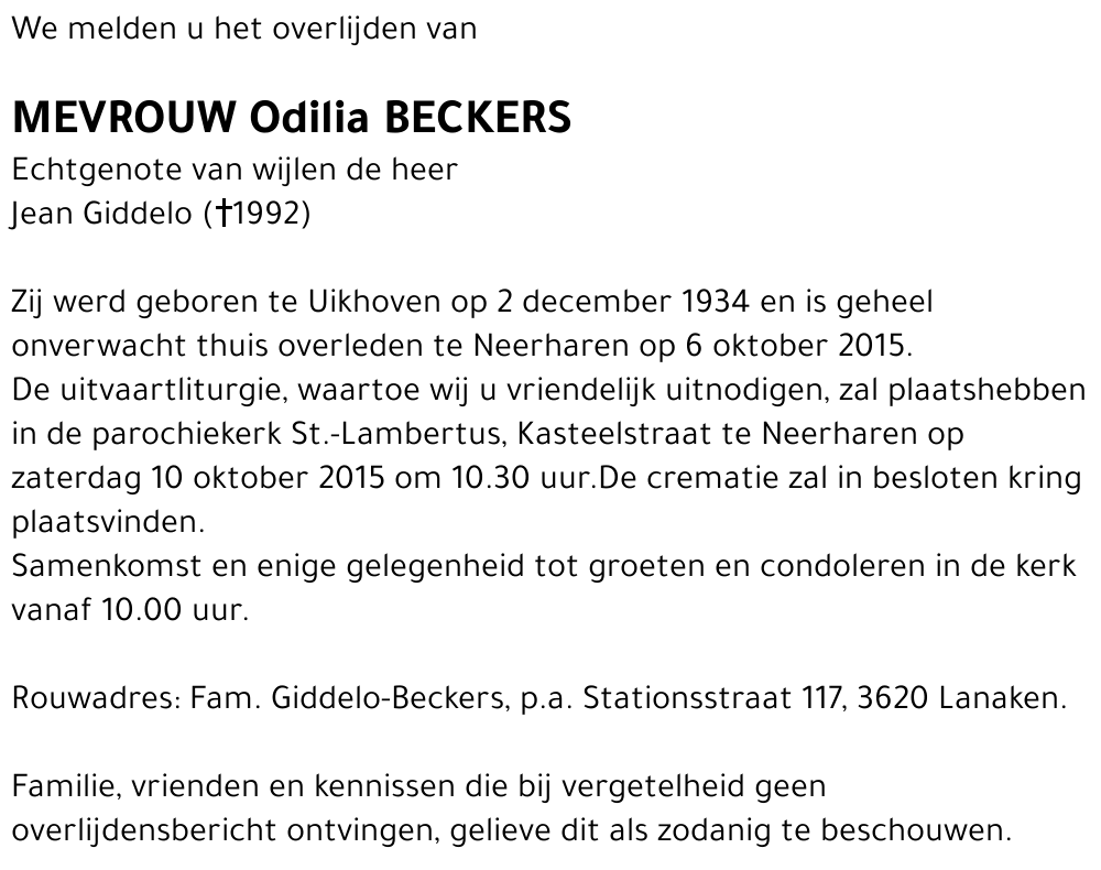 Odilia Beckers