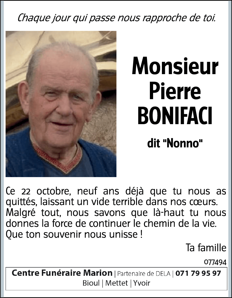Pierre BONIFACI