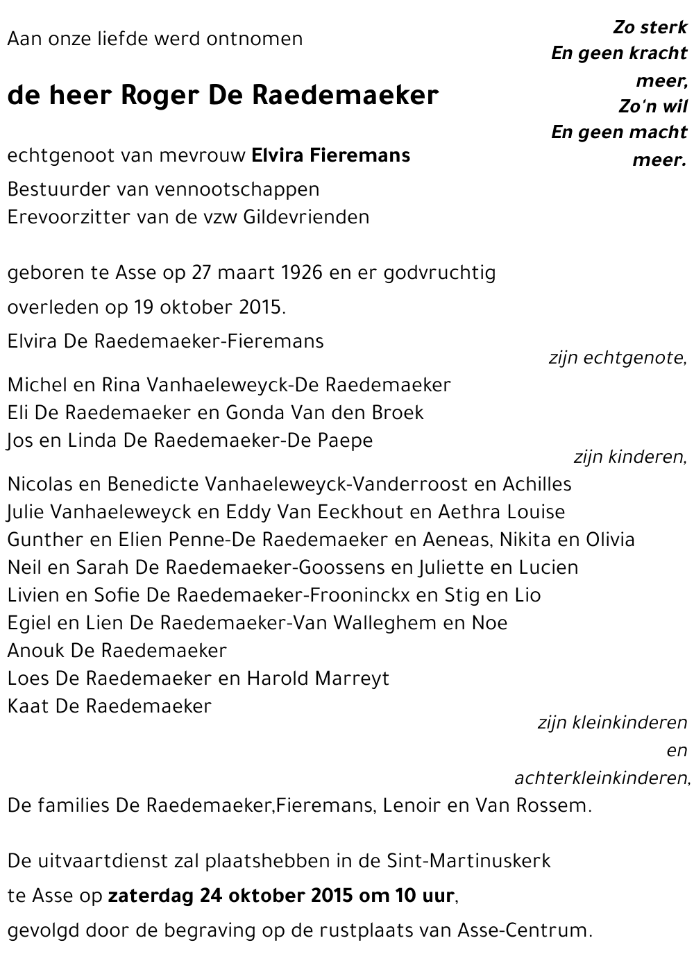 Roger De Raedemaeker