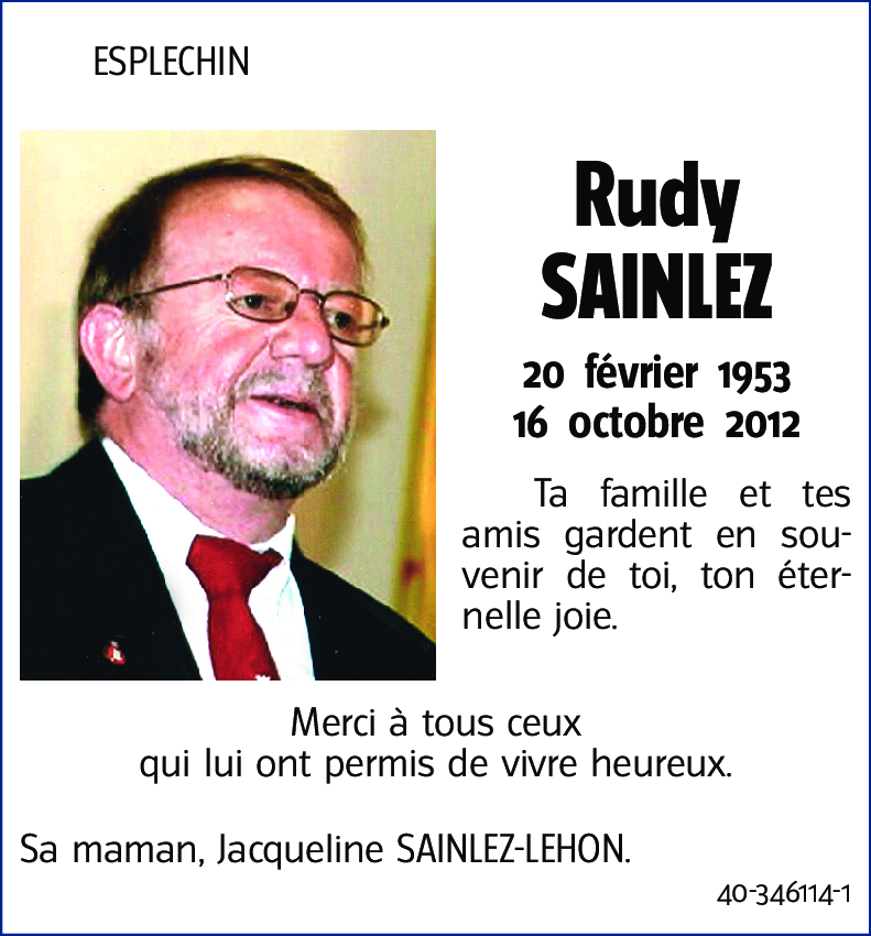 Rudy SAINLEZ