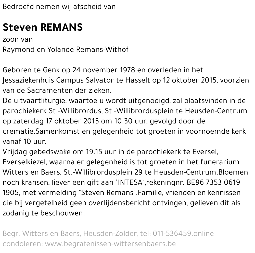 Steven Remans