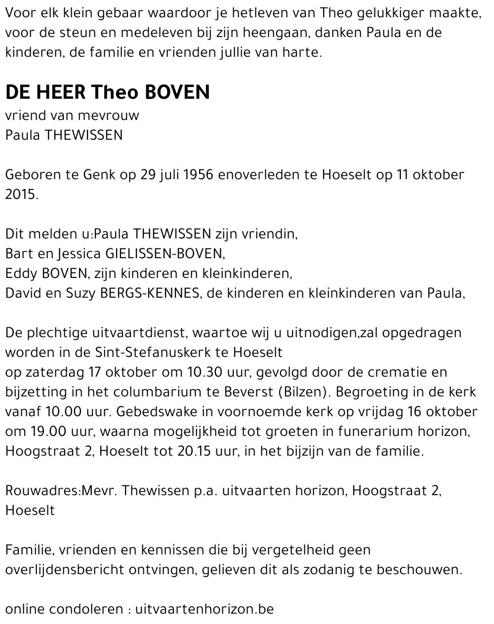Theo BOVEN
