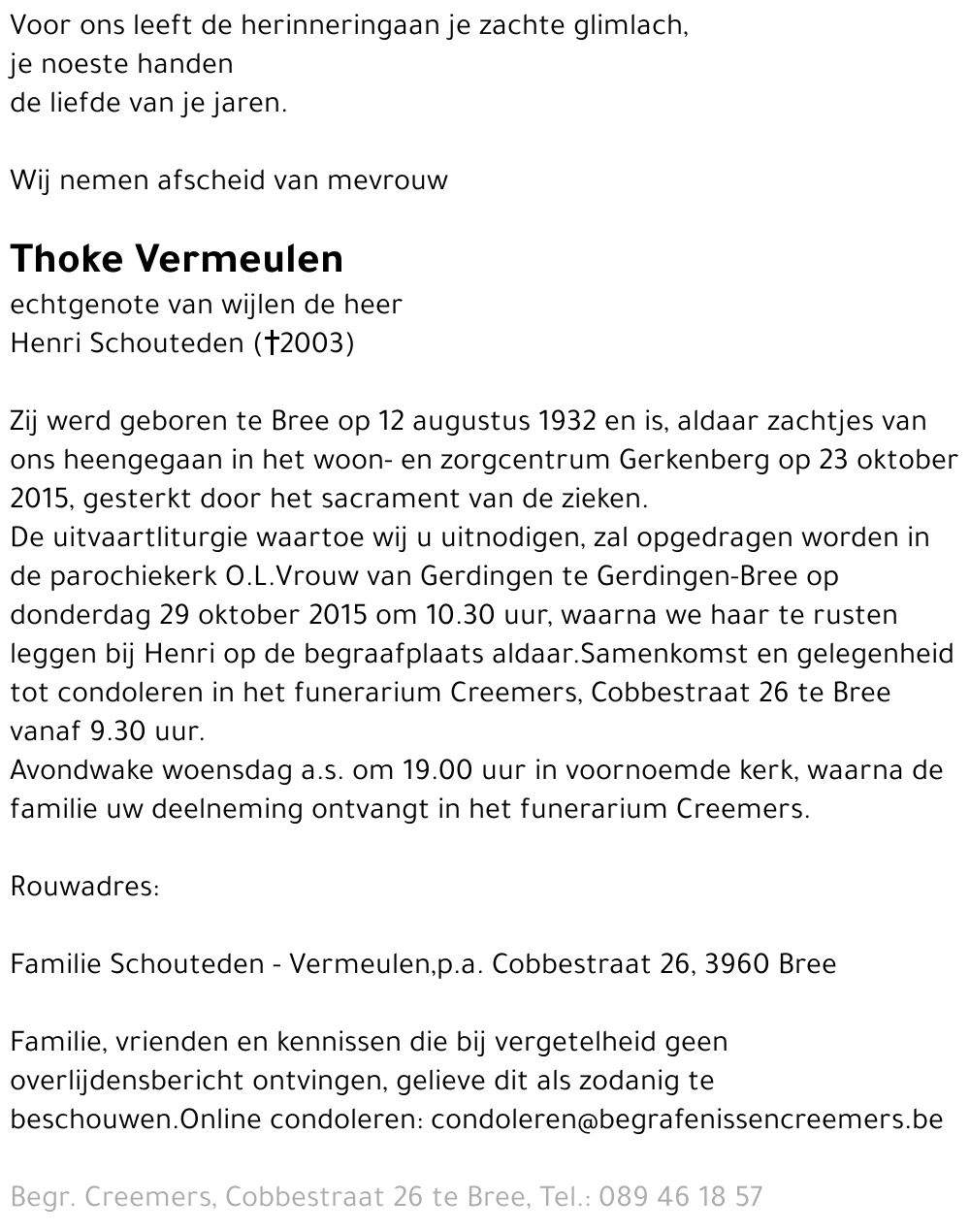 Thoke Vermeulen
