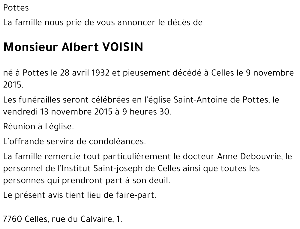 Albert VOISIN