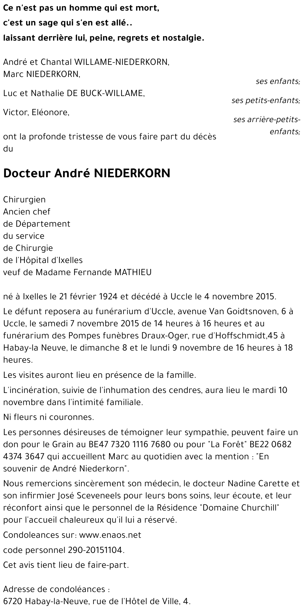 André NIEDERKORN