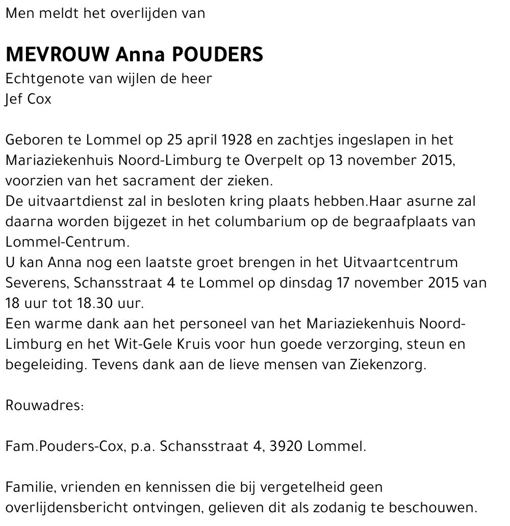 Anna Pouders