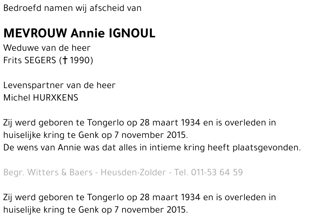 Annie Ignoul