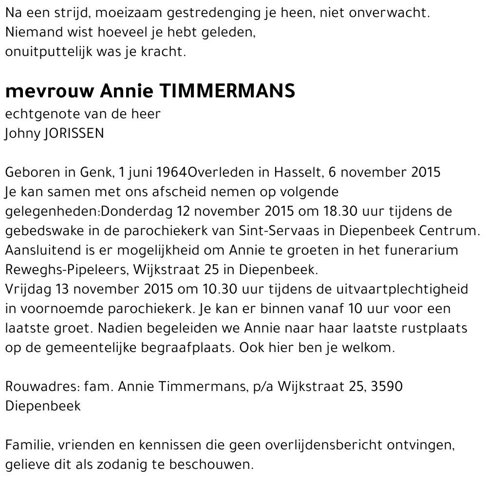 Annie Timmermans