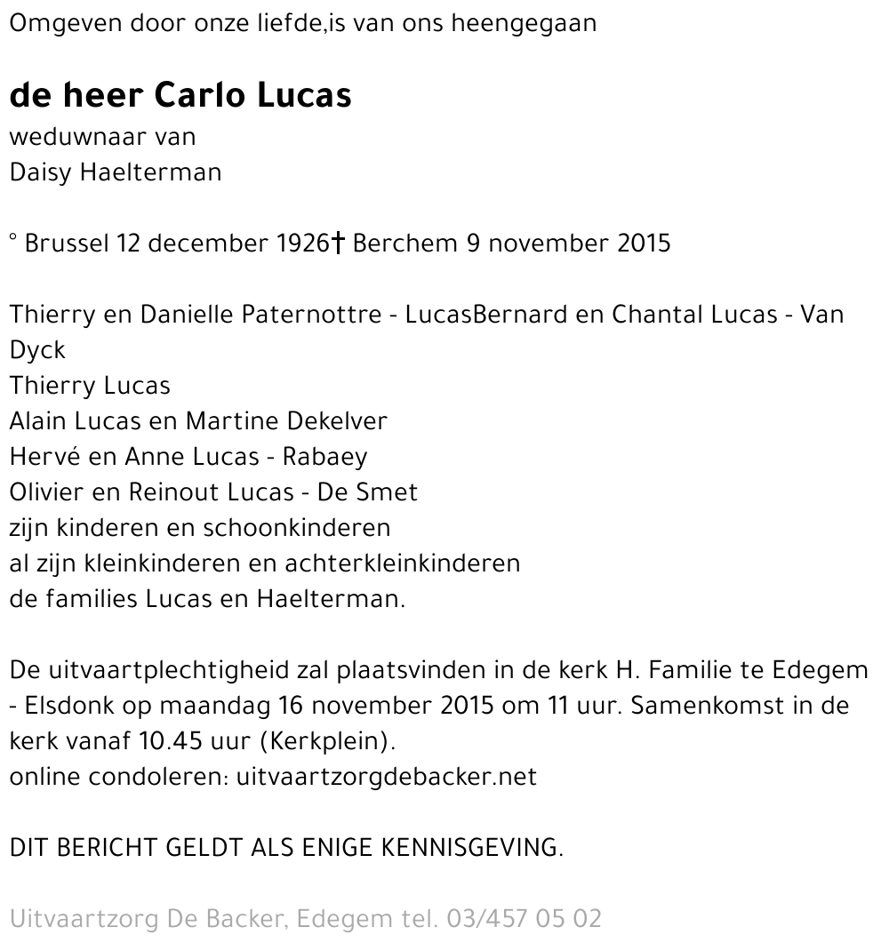 Carlo Lucas