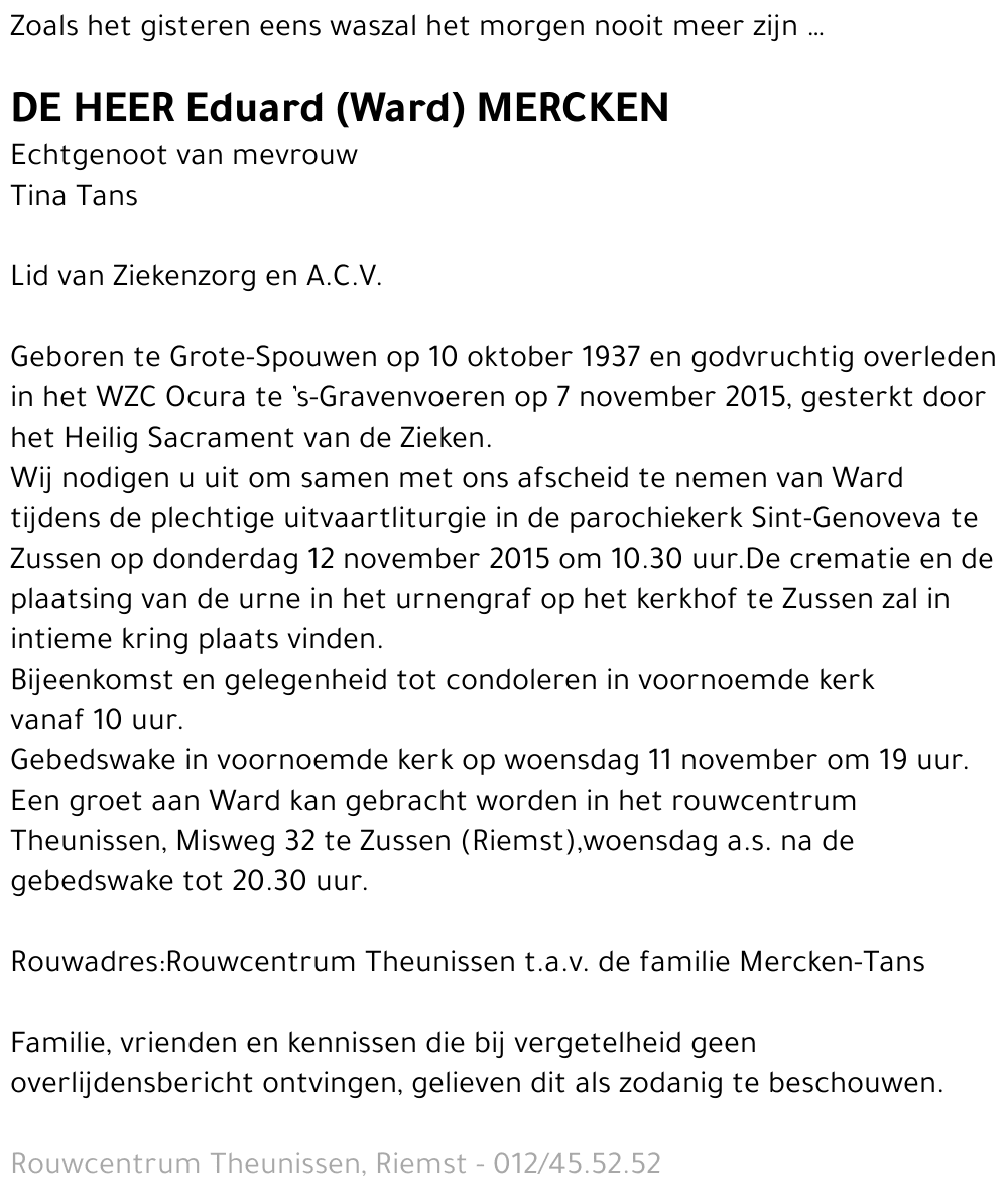 Eduard (Ward) Mercken