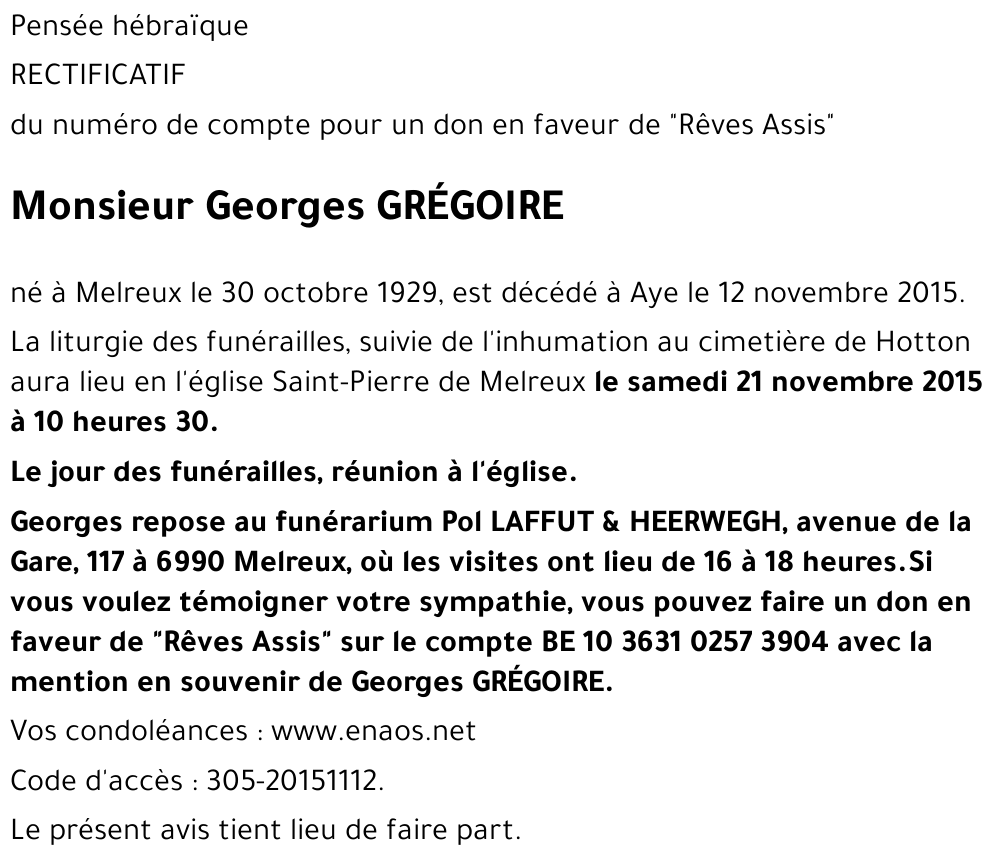 Georges GRÉGOIRE