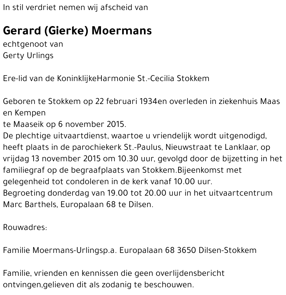 Gerard Moermans