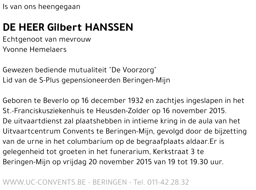 Gilbert Hanssen