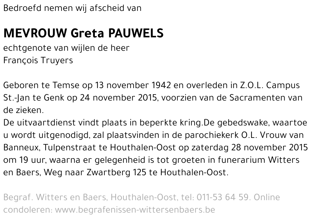 Greta Pauwels