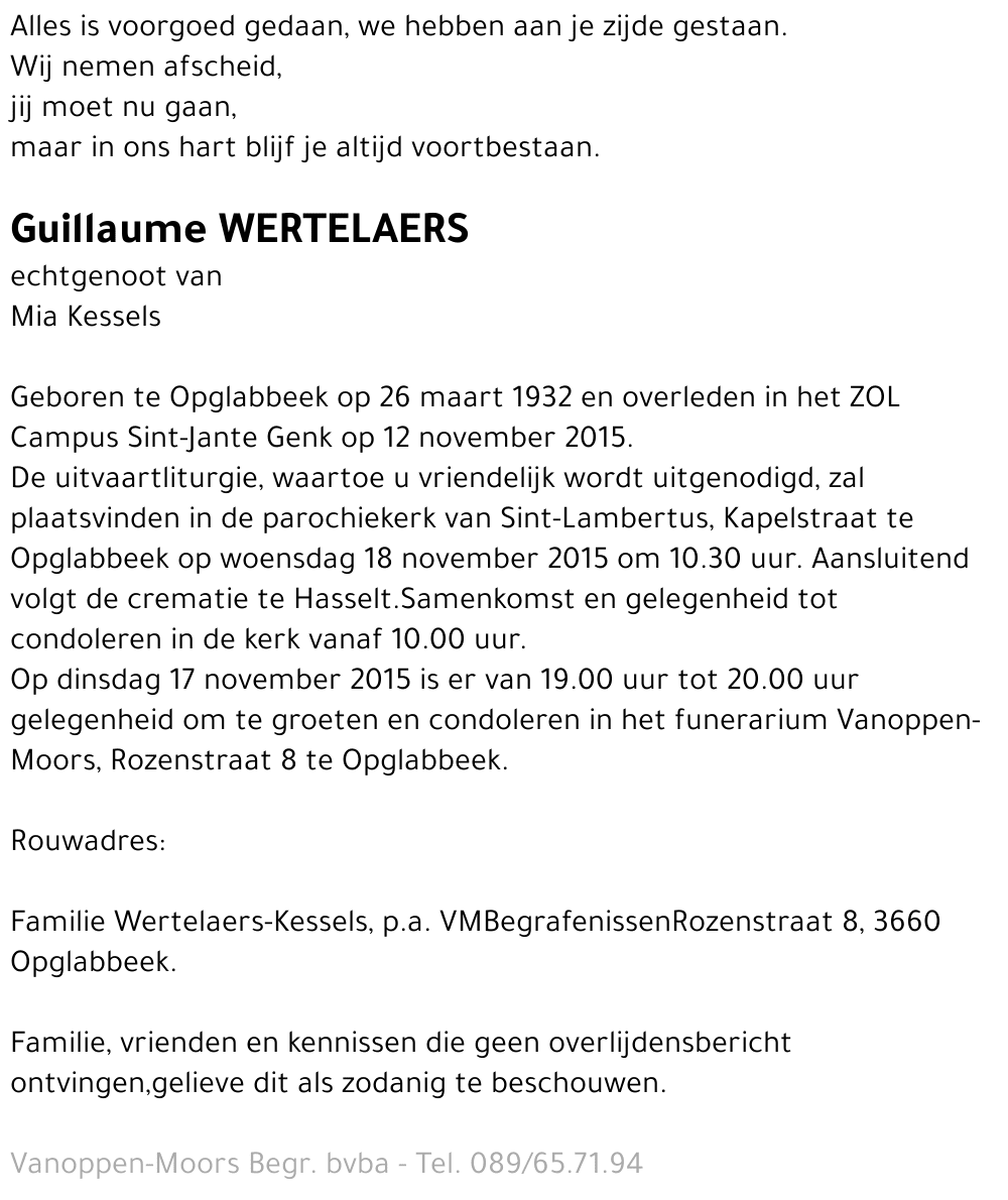 Guillaume Wertelaers