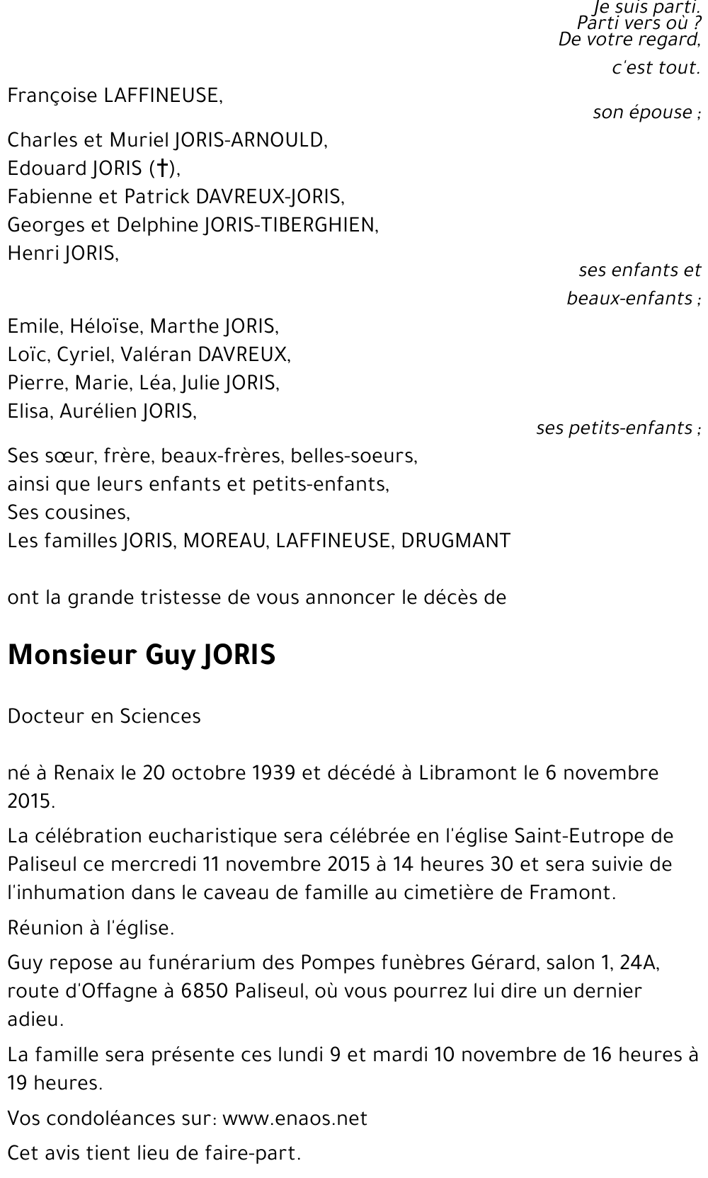 Guy JORIS